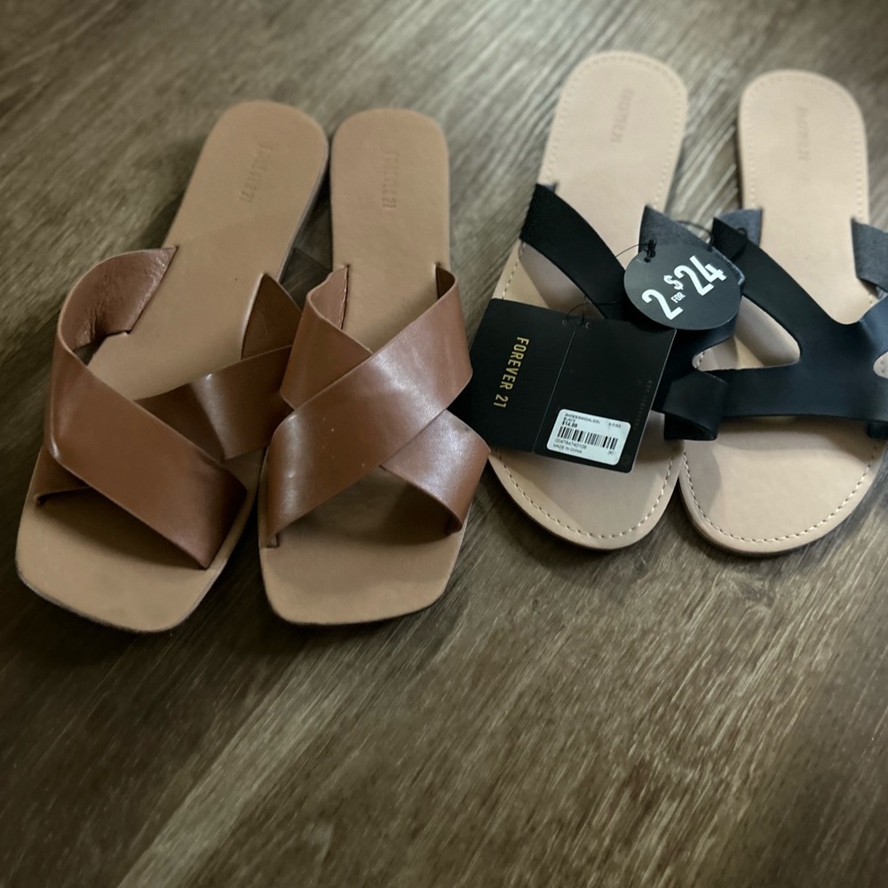 Hardly worn Forever 21 sandals